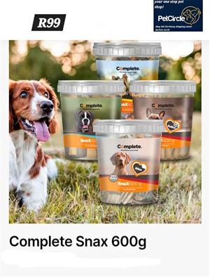 Complete snax adult dog treats