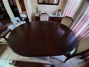 Imbuia 12 seater dining room table
