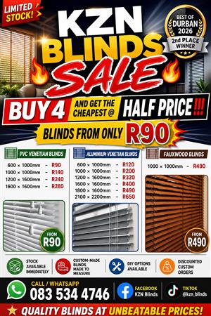  Blinds KZN Special