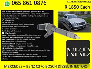 C220 MERCECDES DIESEL INJECTORS FOR SALE OR SAME DAY RECON 