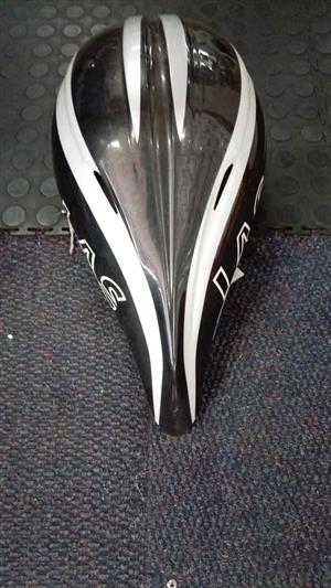 Helmet Time Trial or Tri New Aero helmet Built in glasses 