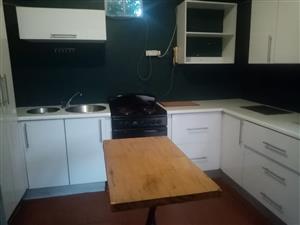 Cottage for rent Bosmont, 1 big bedroom, size of 2, bathroom with bath and showe