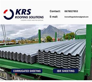 ibr and corrugated roofing sheets.