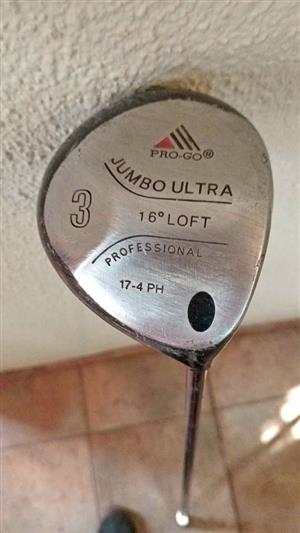 3 Jumbo ultra 16 loft golf club