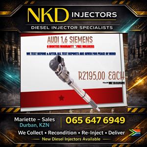 Siemens 1.6 Audi Diesel Injectors