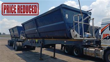 2008 Afrit 50cube side tipper trailer for sale