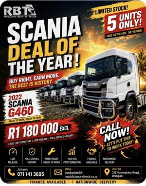 2022 Scania G460 (6×4)