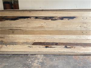 8 seater Dining table, with rotor sled for flattening slabs