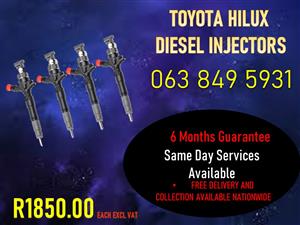 TOYOTA HILUX DIESEL INJECTORS 