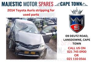 2014 Toyota Auris stripping for used parts