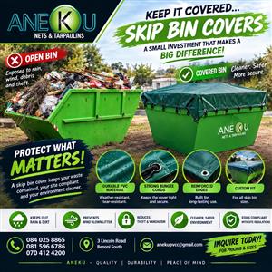 SKIP BINS COVERS FOR SALE