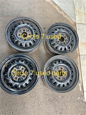 VW mk1 citigolf 13inch rims for sale WhatsApp or call 