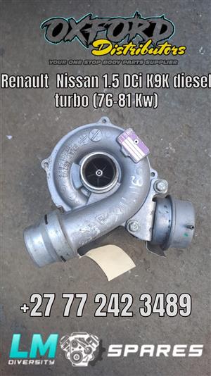 Renault K9K 1.5 dCi Turbo used for sale 
