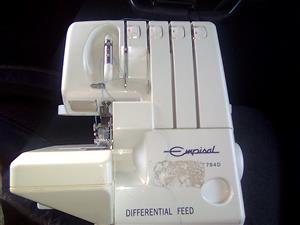Empisal overlocker model 754d with differental feed sewing machine for sale rece