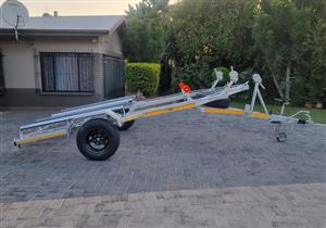 Double Galvanized Jetski Trailer- Brake for sale