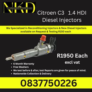 CITROEN C3 DIESEL INJECTORS FOR SALE