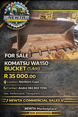 FOR SALE: KOMATSU WA150 BUCKET (1.4m)