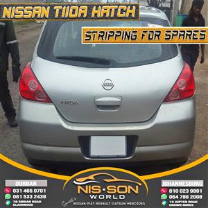 NISSAN TIIDA STRIPPING FOR SPARES