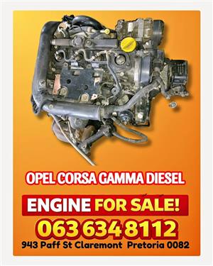 Opel corsa gamma diesel engine