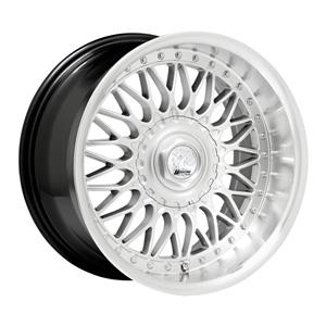 18″ A-Line Scorpion 5/120 Super Silver Machine Lip Alloy Wheels