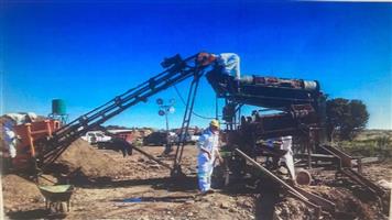 Gold mining wash plant