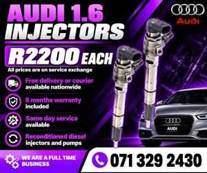 AUDI 1.6 INJECTORS FOR SALE WITH WARRANTY INCLUDED 