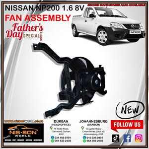 NISSAN NP200 1.6 8V FAN ASSEMBLY
