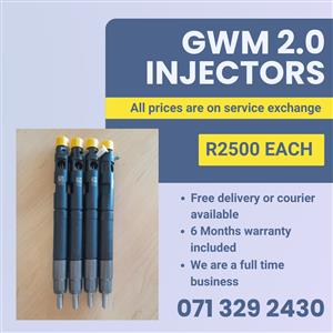 GWM 2.0 INJECTORS FOR SALE WITH WARRANTY 