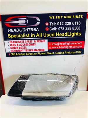 Audi Q5 left side headlight replacement lens (2013)
