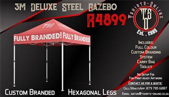 3m HEAVY DUTY STEEL GAZEBO!