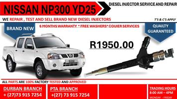 Nissan Np300 yd25 Diesel Injectors 