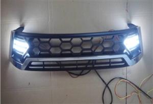 Toyota Hilux  revo grill with LED