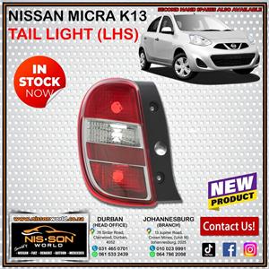 NISSAN MICRA K13 TAIL LIGHT (LHS)