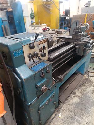 Lathe. Steel lathe. Center lathe