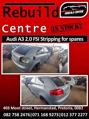Audi A3 2L FSI stripping for spares.