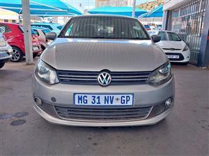 2013 VOLKSWAGEN POLO 6 SEDAN 1.6 70 000KM GOLD COLOR MANUAL PETROL 