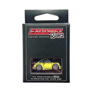 Porsche 911 RSR Yellow - Die-Cast Enamel Keychain