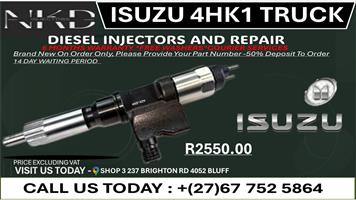 Isuzu 4Hk1 Truck Diesel Injectors on Recondition