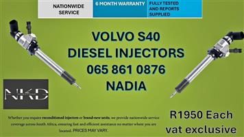 VOLVO S40 DIESEL INJECTORS FOR SALE -RECONDITIONED AND NEW