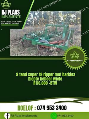 9 tand super 19 ripper met Harkies