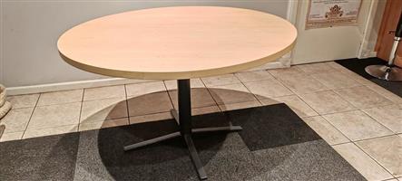 Table/Office round shape with attractive light oak finish