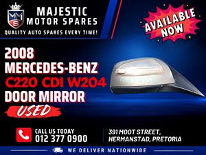 2008 Mercedes-Benz C220 CDI W204 Door Mirror for Sale (Used)
