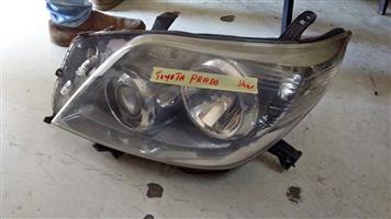 Toyota land cruiser Prado headlight