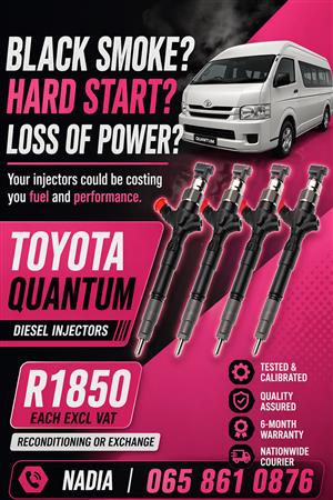 NEW TOYOTA QUANTUM DIESEL INJECTORS FOR SALE NATIONWIDE