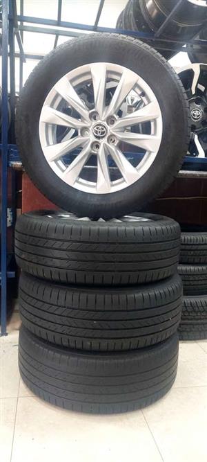 17inch brand new toyota t cross mags and tyres like 95% thread like