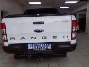 2015 FORD RANGER 3.2 6SPEED 4X2 WILDTRACK DOUBLE CAB AUTOMATIC DIESEL WHITE TOWBAR LEATHER