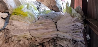 Used poly bags 50kg for sale