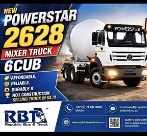 New Powerstar VX 2628 Mixer Truck