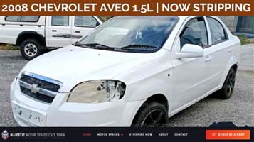 Now stripping 2008 CHEVROLET AVEO 1.5L for parts