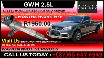 GWM 2.5 DIESEL INJECTORS